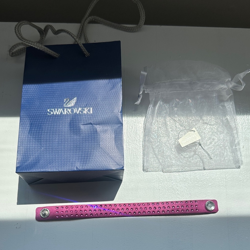 Swarovski Fuchsia Crystal Bracelet